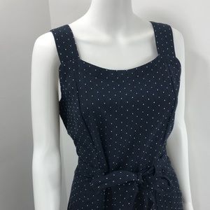 NWT Mara Traders polka dot pinafore dress LG